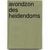 Avondzon des heidendoms door Hartmann/