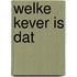 Welke kever is dat