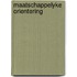Maatschappelyke orientering
