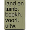 Land en tuinb. boekh. voorl. uitw. by Poortman