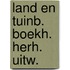 Land en tuinb. boekh. herh. uitw.