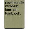 Meetkunde middelb. land en tuinb.sch. by Jan J. Boer