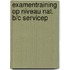 Examentraining op niveau nat. b/c servicep
