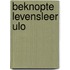 Beknopte levensleer ulo