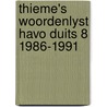 Thieme's woordenlyst havo duits 8 1986-1991 by Scheele