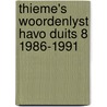 Thieme's woordenlyst havo duits 8 1986-1991 door Scheele
