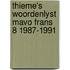 Thieme's woordenlyst mavo frans 8 1987-1991