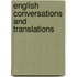 English conversations and translations