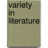 Variety in literature