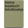Kleine lesebuch tekstboekje door Freudenberg