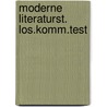 Moderne literaturst. los.komm.test by Leonardsson