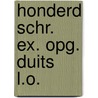 Honderd schr. ex. opg. duits l.o. door Kieft
