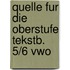 Quelle fur die oberstufe tekstb. 5/6 vwo