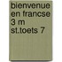 Bienvenue en francse 3 m st.toets 7