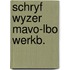 Schryf wyzer mavo-lbo werkb.