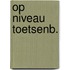 Op niveau toetsenb.