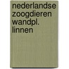 Nederlandse zoogdieren wandpl. linnen door Ysseling