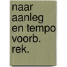 Naar aanleg en tempo voorb. rek. by Lugtmeyer