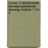 Niveau 2 Detailhandel Beroepsopleidende leerweg Module 1 t/m 3 door H. Rutten