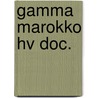 Gamma marokko hv doc. door Lentjes