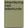 Bloemlezing ned. letterkunde door Knuvelder