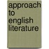 Approach to english literature