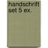 Handschrift set 5 ex.