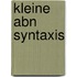 Kleine abn syntaxis