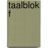 Taalblok f door Onbekend