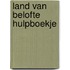 Land van belofte hulpboekje