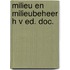 Milieu en milieubeheer h v ed. doc.