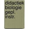 Didactiek biologie gepl. instr. by Bernard Verhoeven