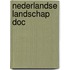 Nederlandse landschap doc
