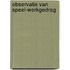 Observatie van speel-werkgedrag