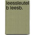 Leessleutel b leesb.