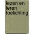 Lezen en leren toelichting