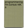 Programmering niv.cursus rek. a door Leuverink