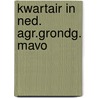 Kwartair in ned. agr.grondg. mavo door Houppermans