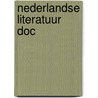 Nederlandse literatuur doc door Dautzenberg