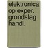 Elektronica op exper. grondslag handl.