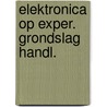 Elektronica op exper. grondslag handl. door Linden