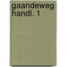 Gaandeweg handl. 1 by Ulla Steuernagel U. Janssen
