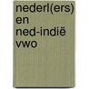 Nederl(ers) en Ned-Indië vwo by W. Ebskamp