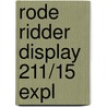 Rode Ridder Display 211/15 expl door Onbekend