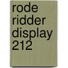 Rode Ridder Display 212 by Willy Willy Vandersteen