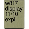 W817 Display 11/10 expl door Onbekend