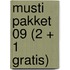Musti pakket 09 (2 + 1 gratis)