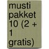 Musti pakket 10 (2 + 1 gratis)