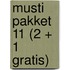 Musti pakket 11 (2 + 1 gratis)