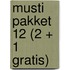 Musti pakket 12 (2 + 1 gratis)